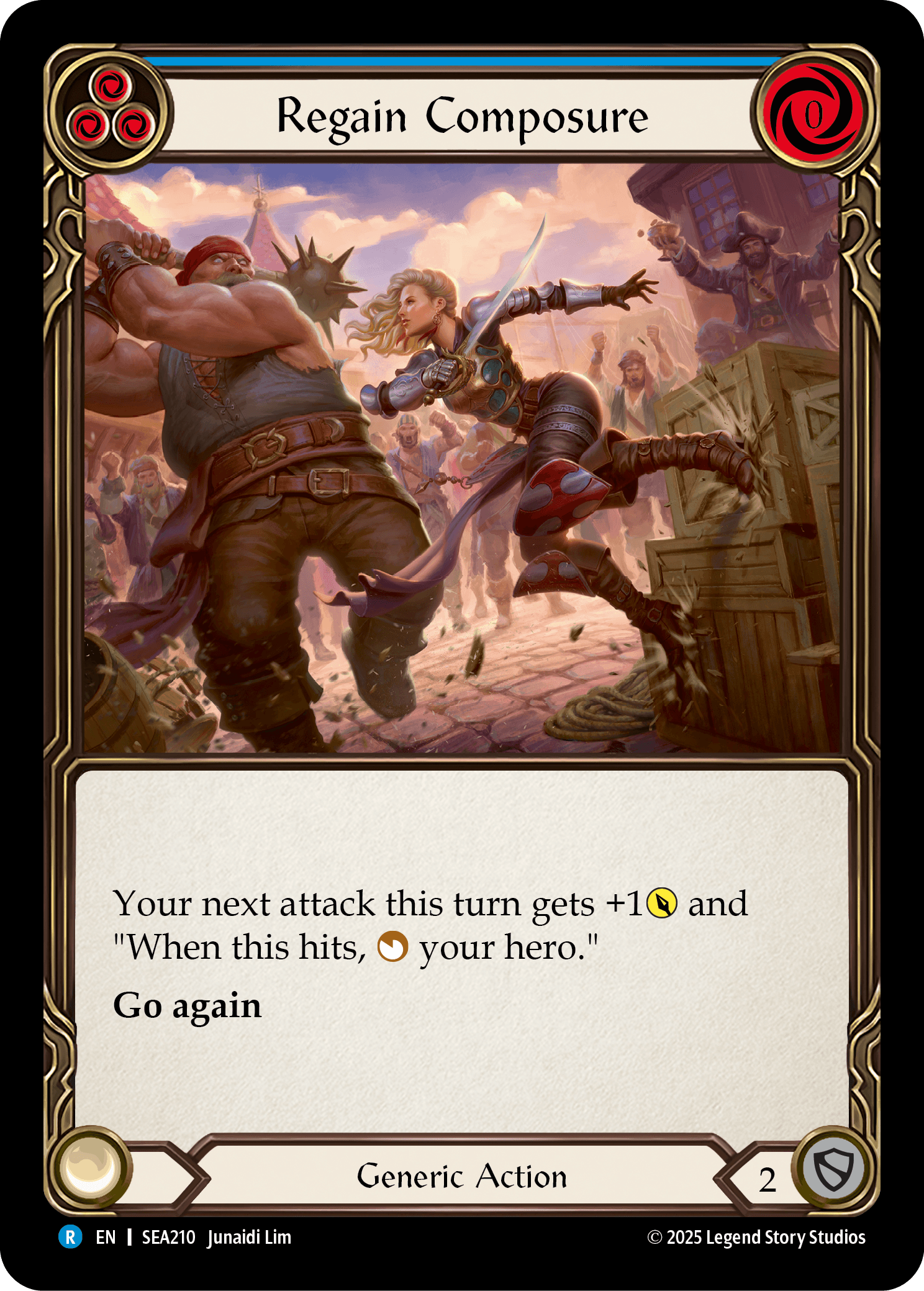 Regain Composure — High Seas Flesh and Blood card by Junaidi Lim