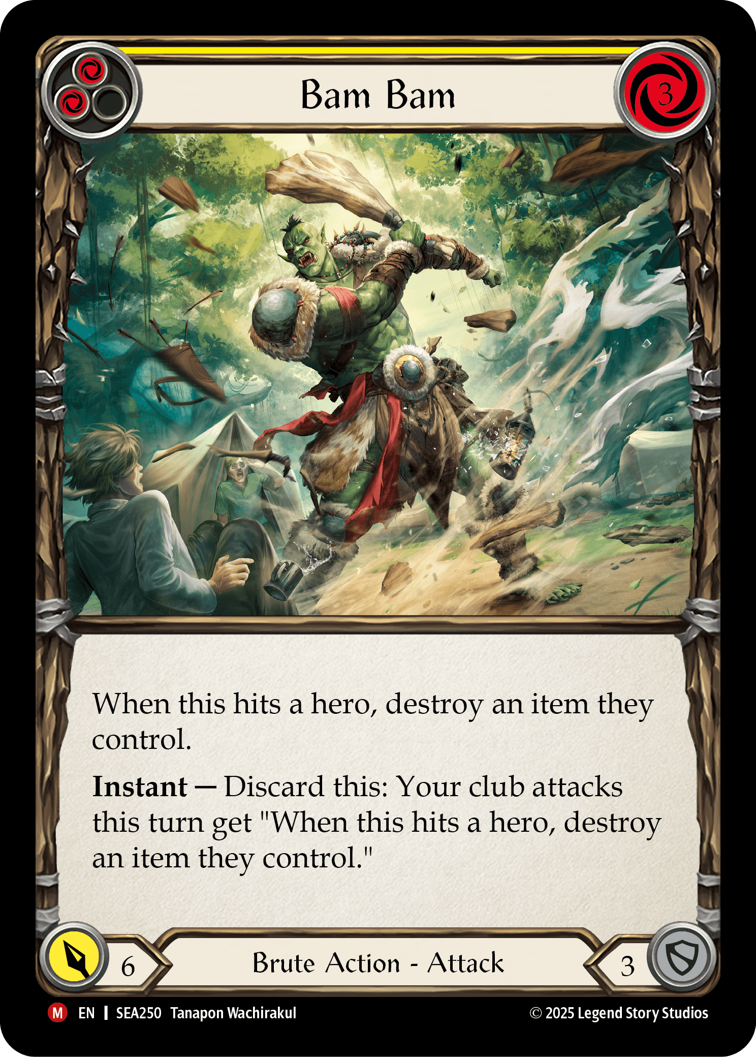 Bam Bam — High Seas Flesh and Blood card by Tanapon Wachirakul