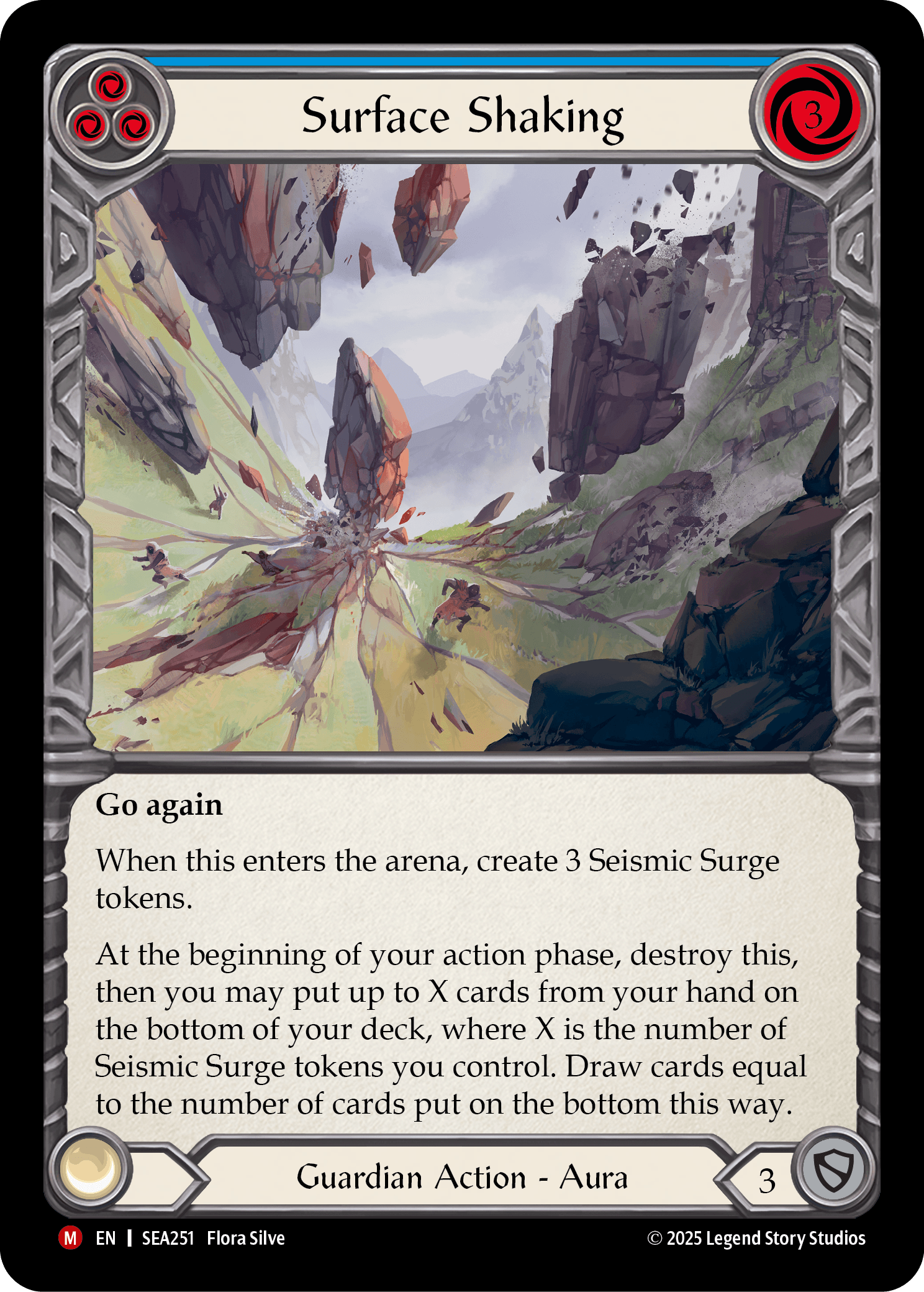 Surface Shaking — High Seas Flesh and Blood card by Flora Silve