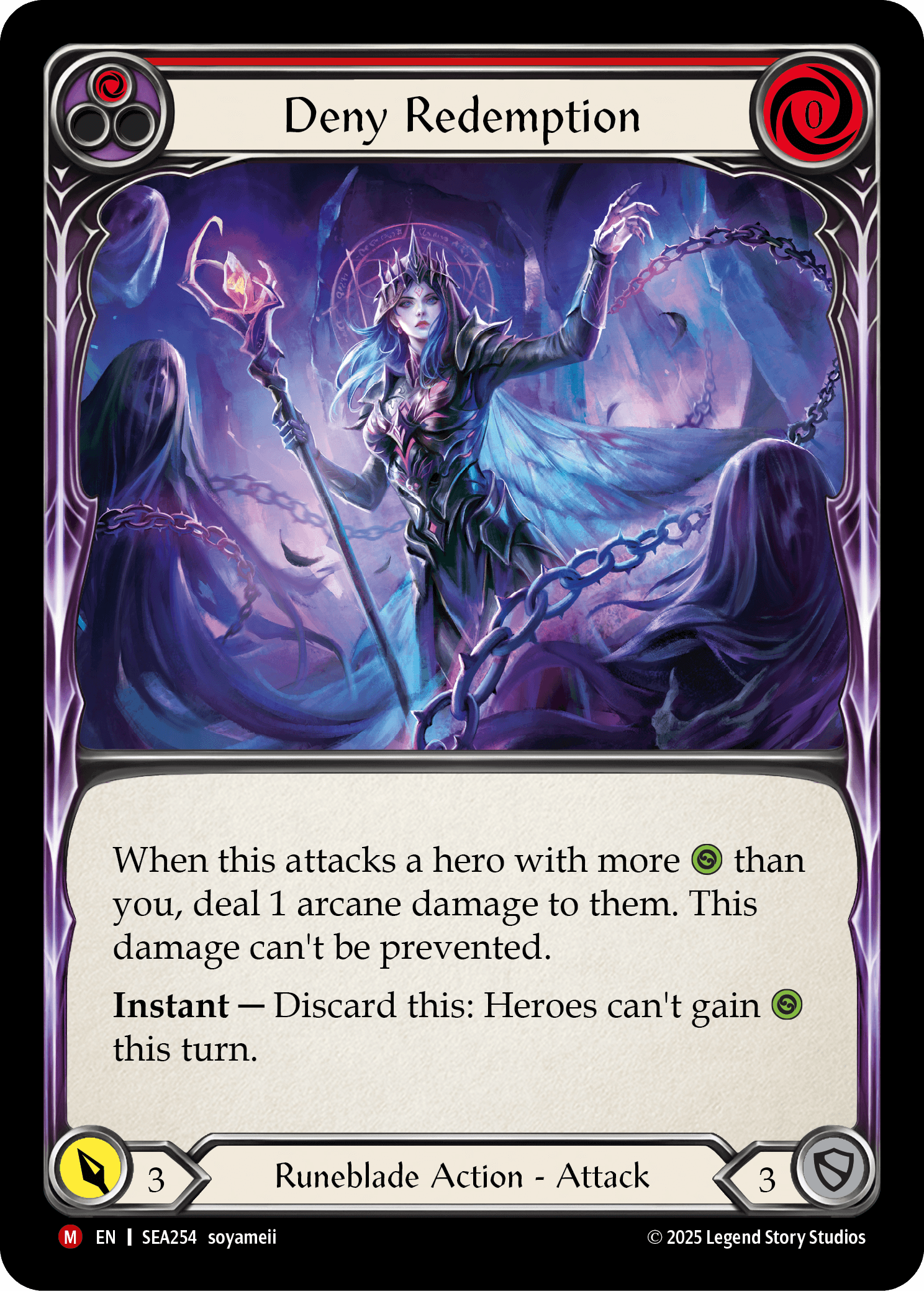 Deny Redemption — High Seas Flesh and Blood card by soyameii