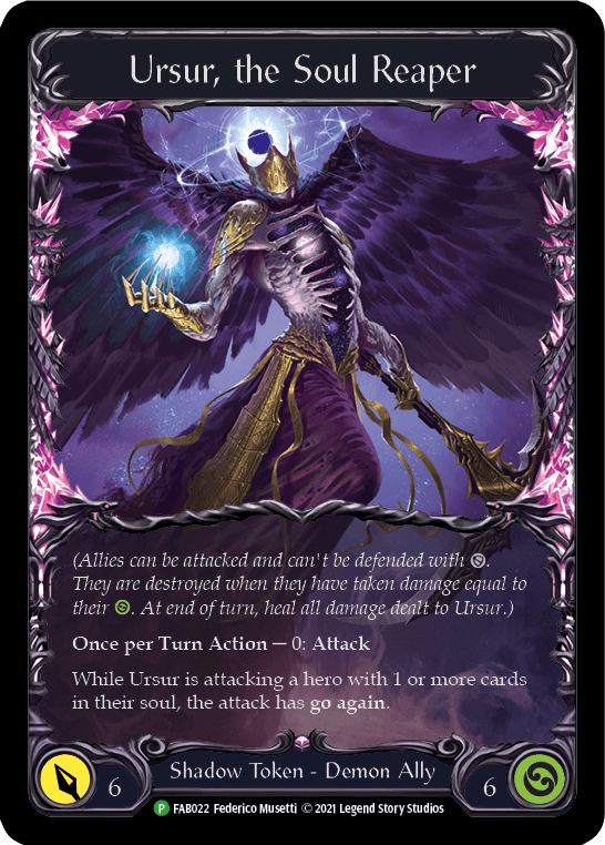 Ursur, the Soul Reaper - FAB022 — Flesh and Blood: Promo Cards