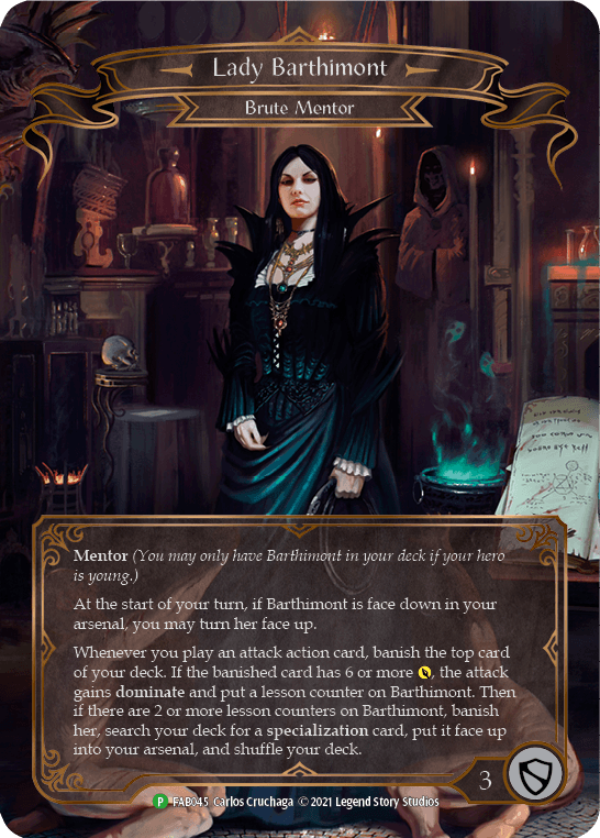 Lady Barthimont - FAB045 — Flesh and Blood: Promo Cards Flesh and Blood card by Carlos Cruchaga