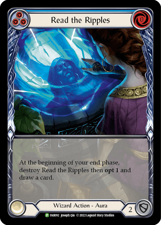 Read the Ripples (Blue) - FAB092 — Flesh and Blood: Promo Cards