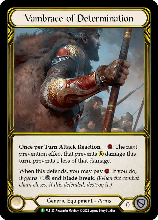 Vambrace of Determination — Outsiders