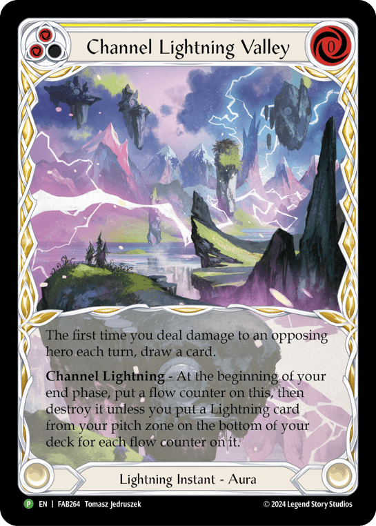 Channel Lightning Valley - FAB264 — Flesh and Blood: Promo Cards