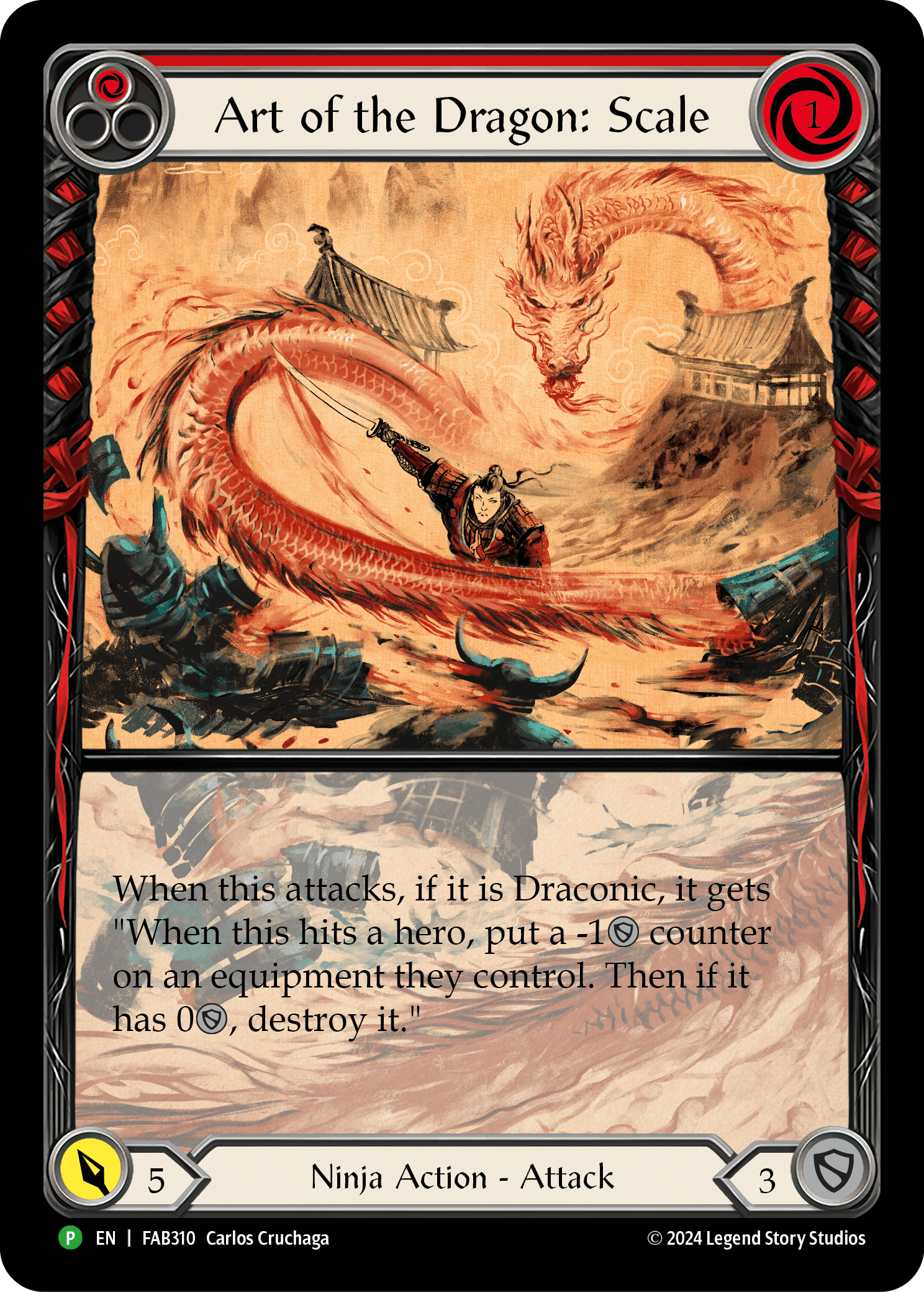 Art of the Dragon: Scale - FAB310 — Flesh and Blood: Promo Cards Flesh and Blood card by Carlos Cruchaga