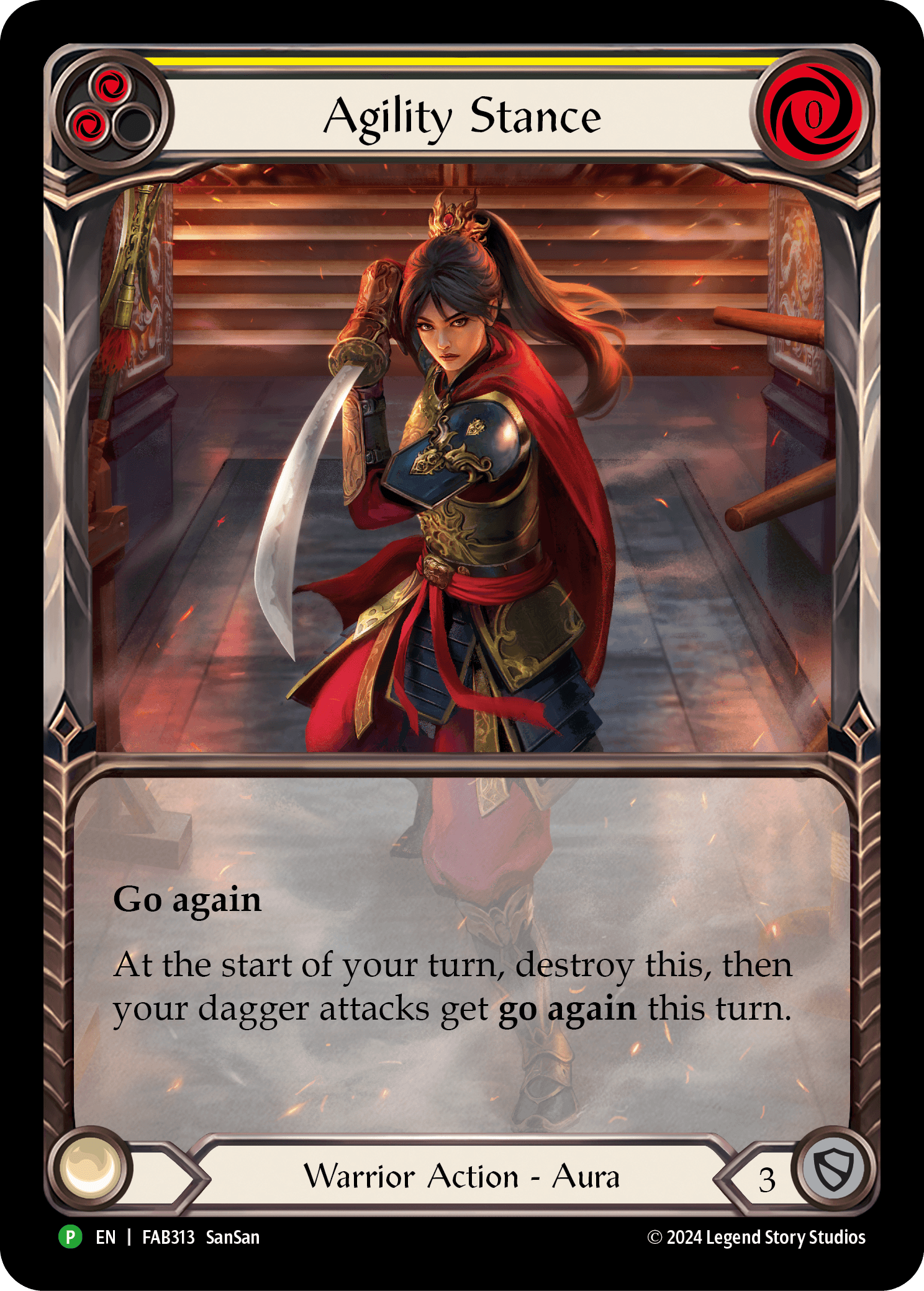 Agility Stance - FAB313 — Flesh and Blood: Promo Cards Flesh and Blood card by SanSan