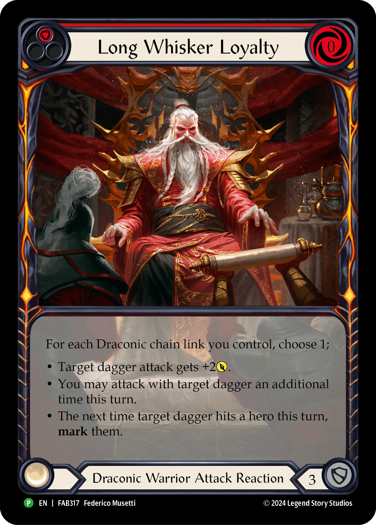 Long Whisker Loyalty - FAB317 — Flesh and Blood: Promo Cards