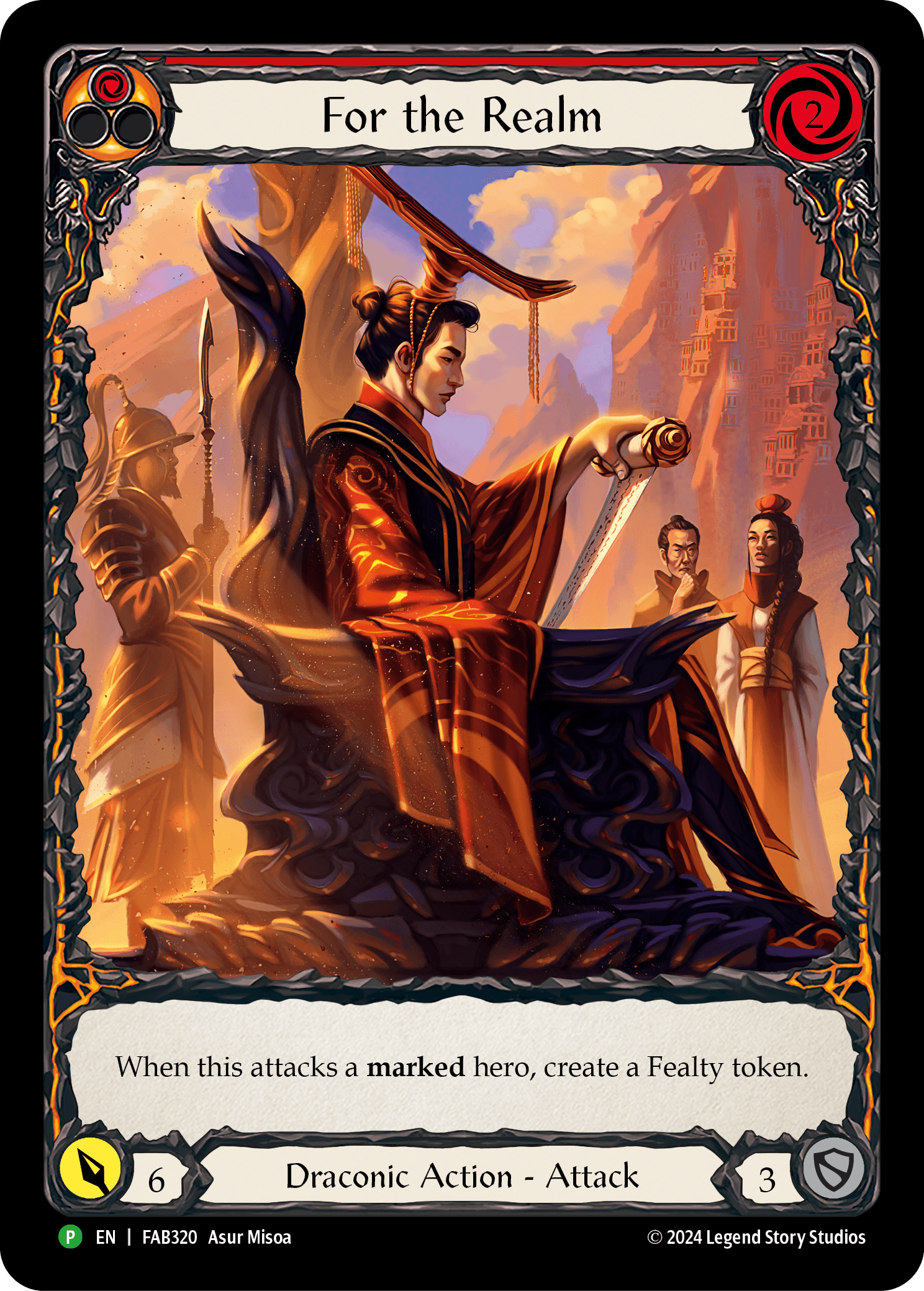 For the Realm - FAB320 — Flesh and Blood: Promo Cards Flesh and Blood card by Asur Misoa