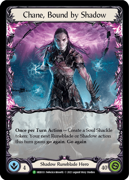 Chane, Bound by Shadow — HER Flesh and Blood card by Federico Musetti