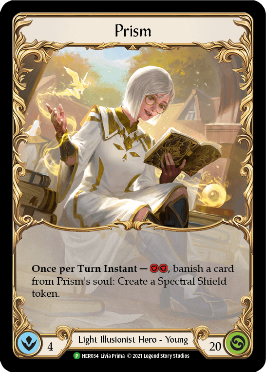 Prism - HER034 — Flesh and Blood: Promo Cards Flesh and Blood card by Livia Prima