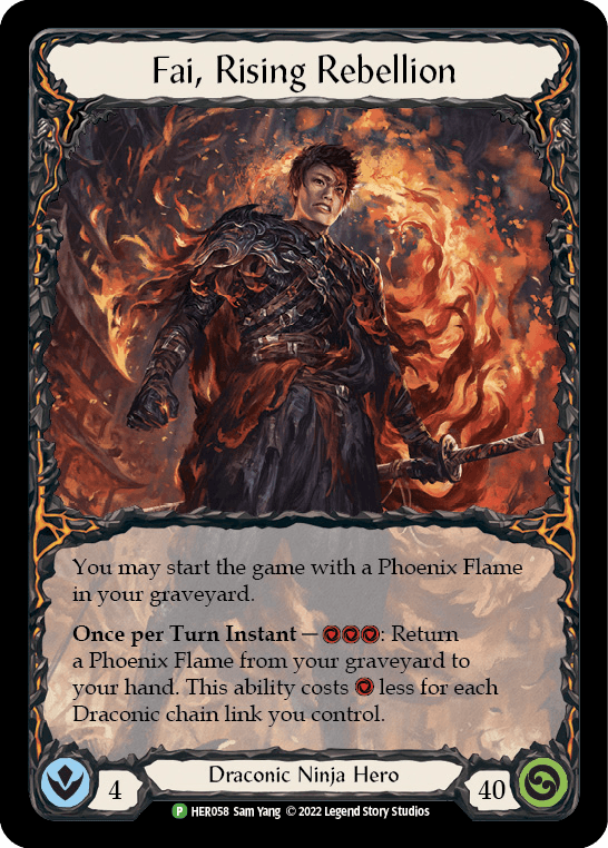 Fai, Rising Rebellion — HER Flesh and Blood card by Sam Yang