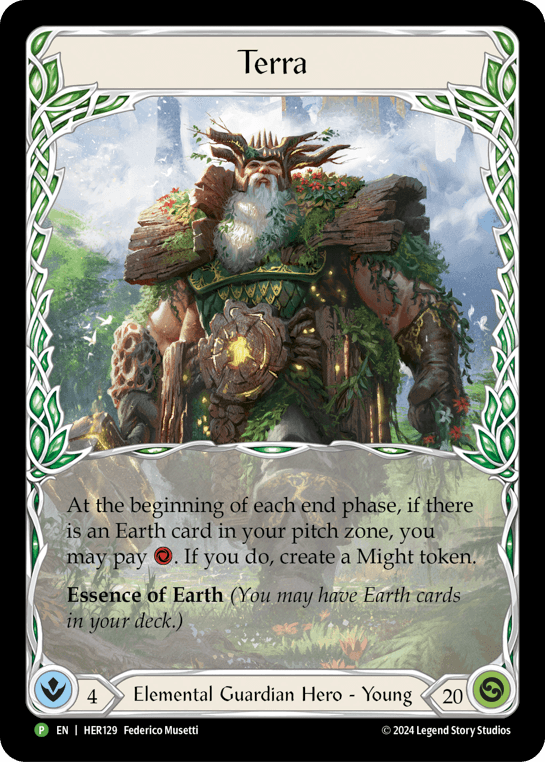 Terra - HER129 — Flesh and Blood: Promo Cards Flesh and Blood card by Federico Musetti