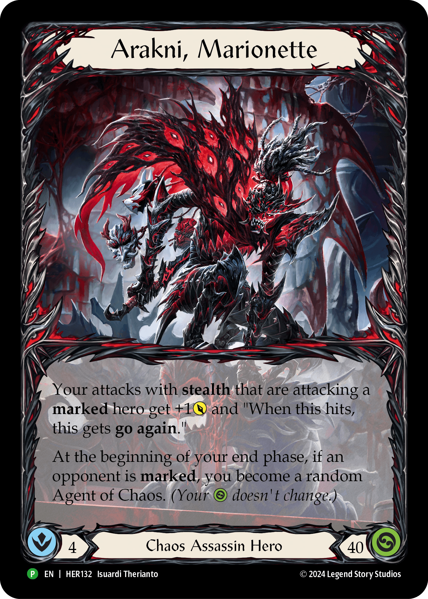 Arakni, Marionette - HER132 — Flesh and Blood: Promo Cards