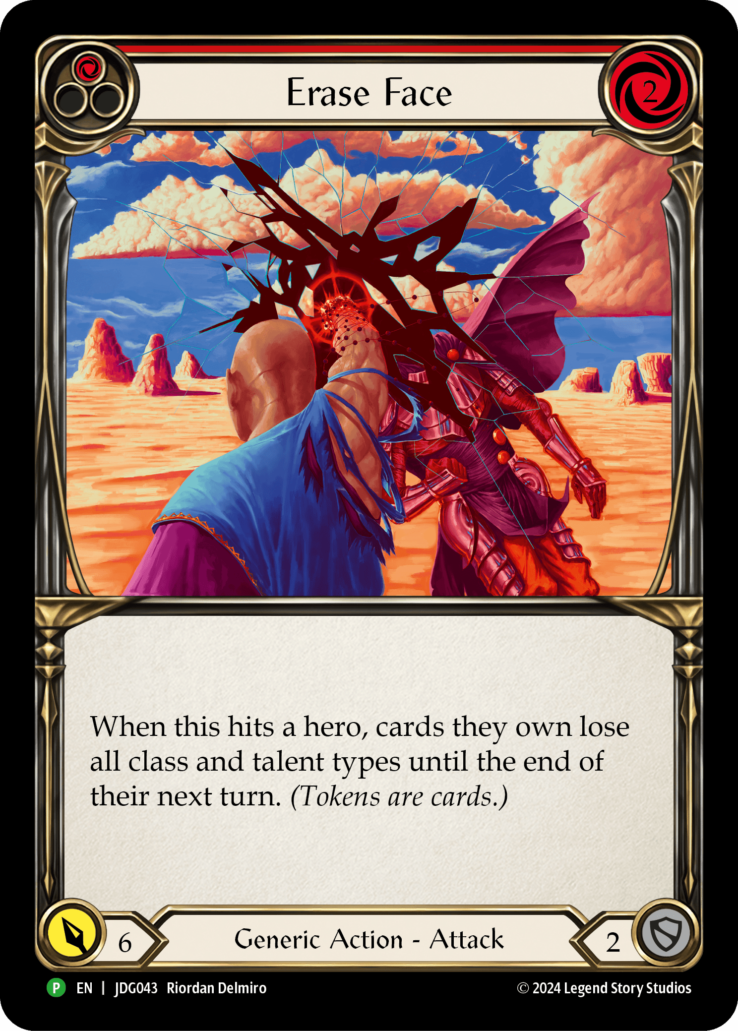 Erase Face - JDG043 — Flesh and Blood: Promo Cards
