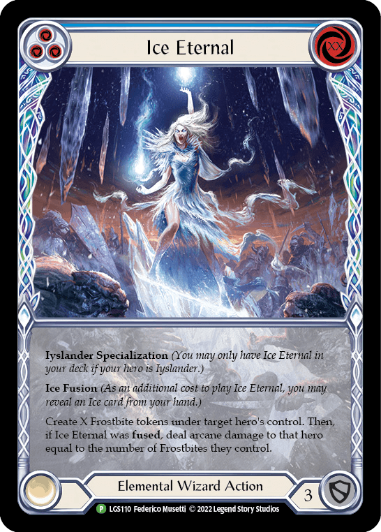 Ice Eternal - LGS110 — Flesh and Blood: Promo Cards Flesh and Blood card by Federico Musetti