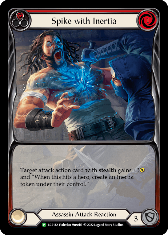 Spike with Inertia - LGS132 — Flesh and Blood: Promo Cards Flesh and Blood card by Federico Musetti