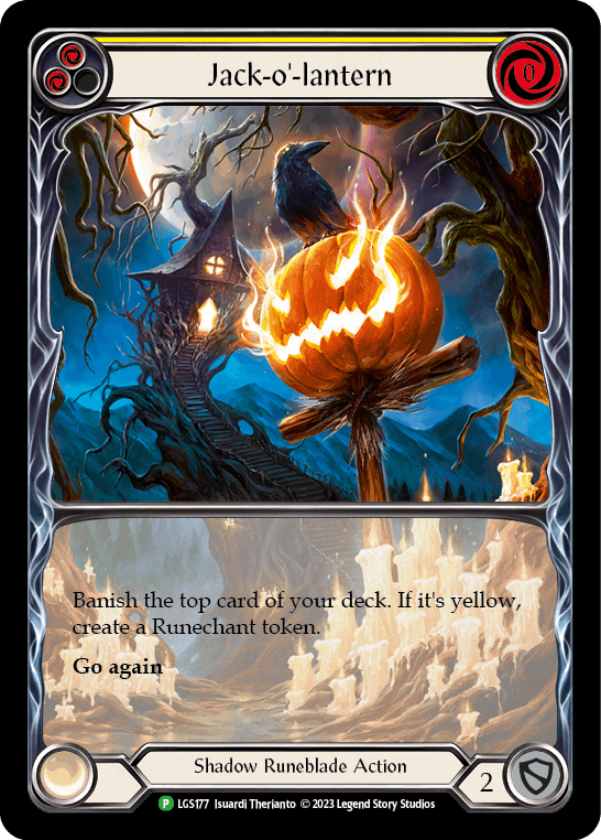 Jack-o'-lantern — LGS Flesh and Blood card by Isuardi Therianto