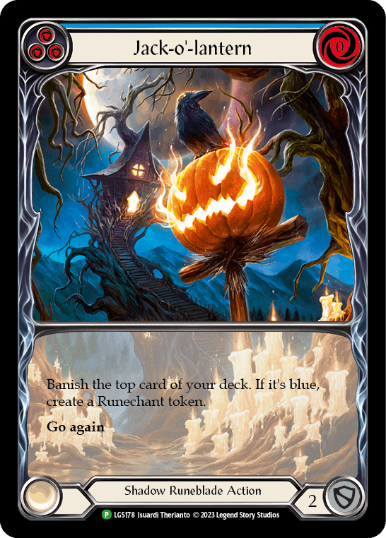Jack-o'-lantern (Blue) - LGS178 — Flesh and Blood: Promo Cards Flesh and Blood card by Isuardi Therianto