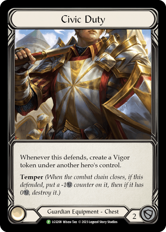 Civic Duty - LGS208 — Flesh and Blood: Promo Cards Flesh and Blood card by Wisnu Tan