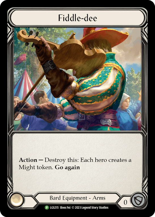 Fiddle-dee — LGS Flesh and Blood card by Shen Fei