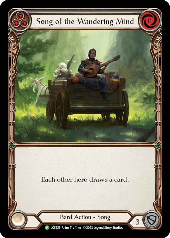 Song of the Wandering Mind — LGS Flesh and Blood card by Artur Treffner