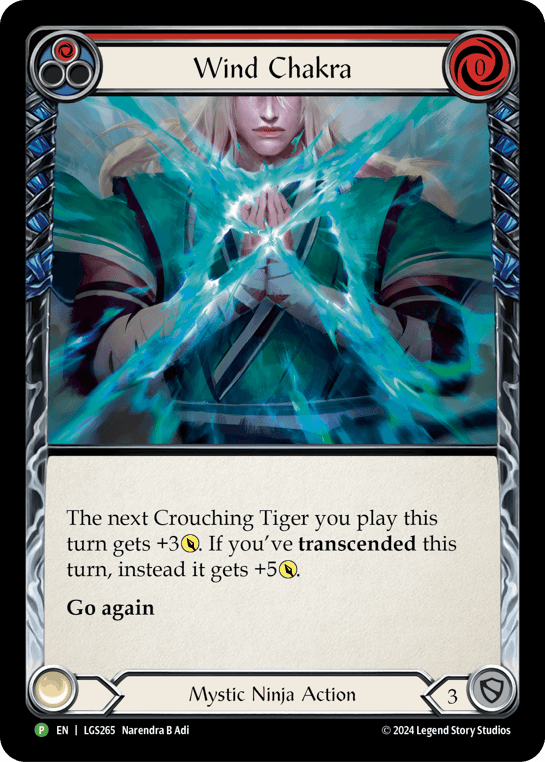 Wind Chakra - LGS265 — Flesh and Blood: Promo Cards Flesh and Blood card by Narendra B Adi