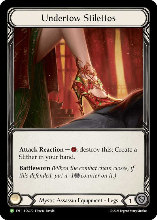 Undertow Stilettos - LGS270 — Flesh and Blood: Promo Cards Flesh and Blood card by Firaz M. Rasyid