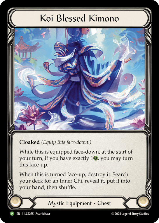 Koi Blessed Kimono — LGS Flesh and Blood card by Asur Misoa