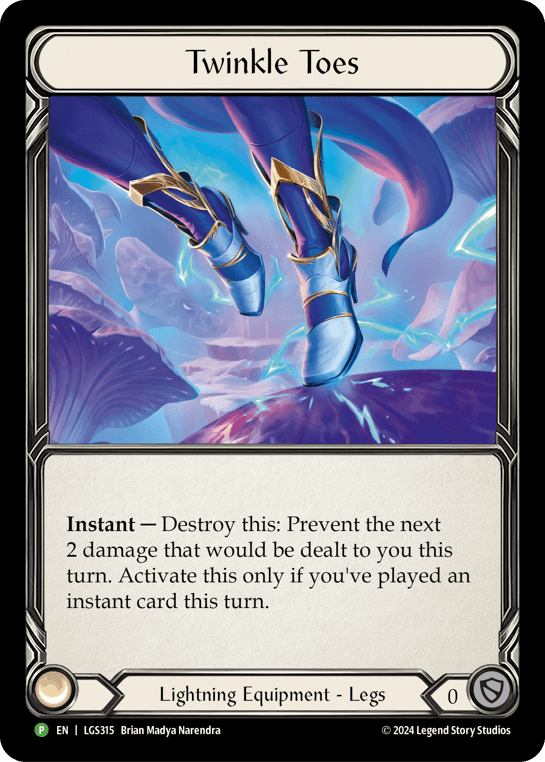 Twinkle Toes - LGS315 — Flesh and Blood: Promo Cards Flesh and Blood card by Brian Madya Narendra