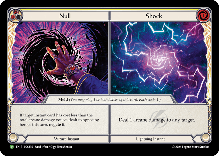 Null // Shock — Flesh and Blood: Promo Cards