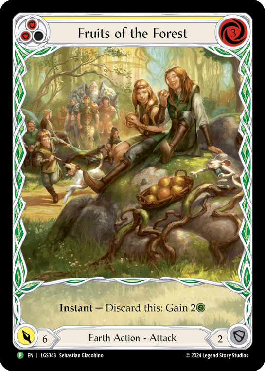 Fruits of the Forest (Yellow) - LGS343 — Flesh and Blood: Promo Cards