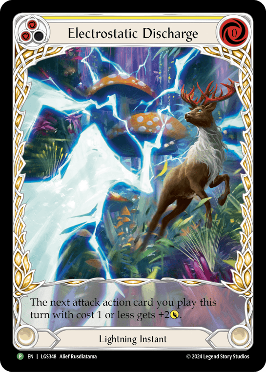 Electrostatic Discharge — LGS Flesh and Blood card by Alief Rusdiatama