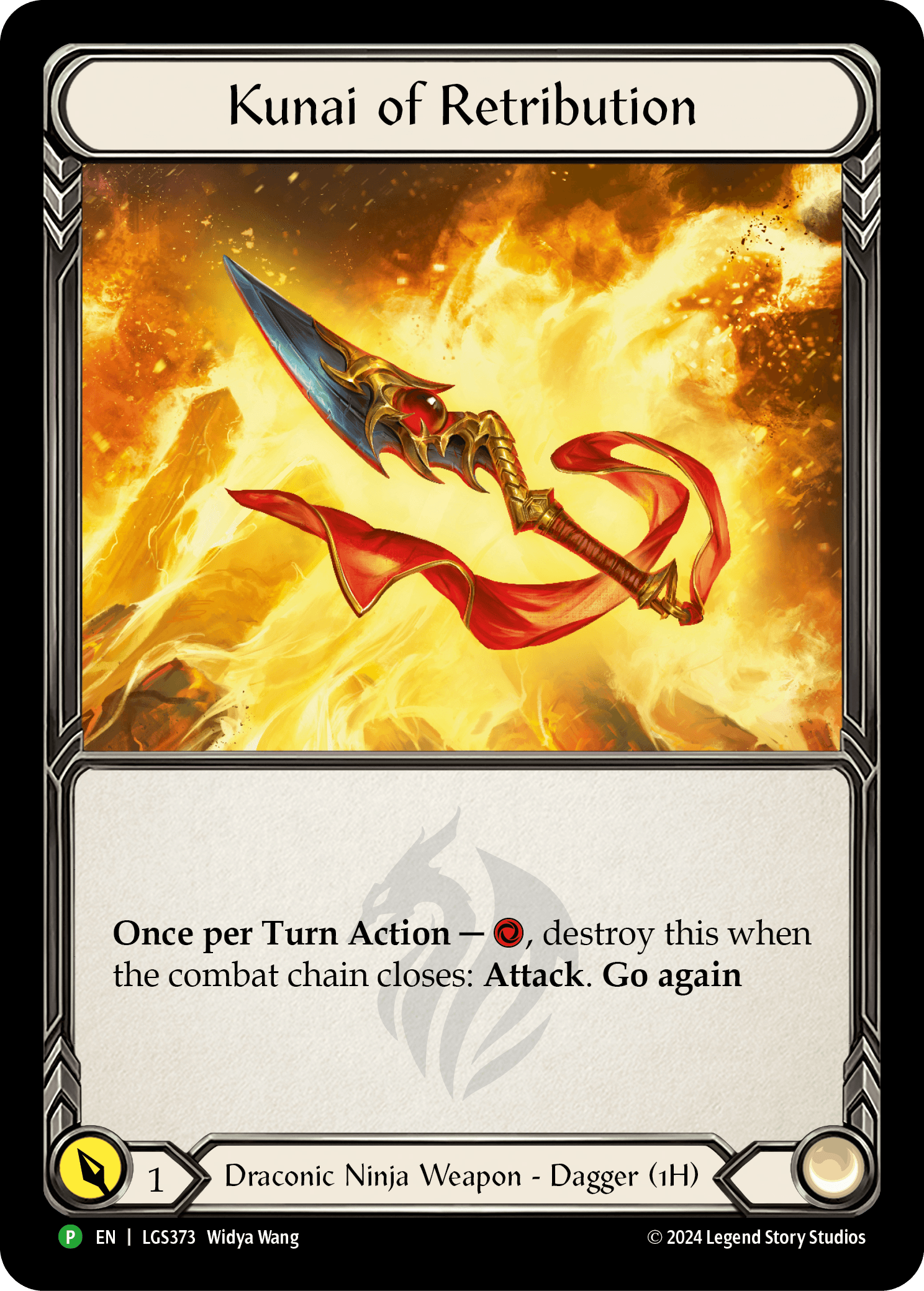 Kunai of Retribution - LGS373 — Flesh and Blood: Promo Cards