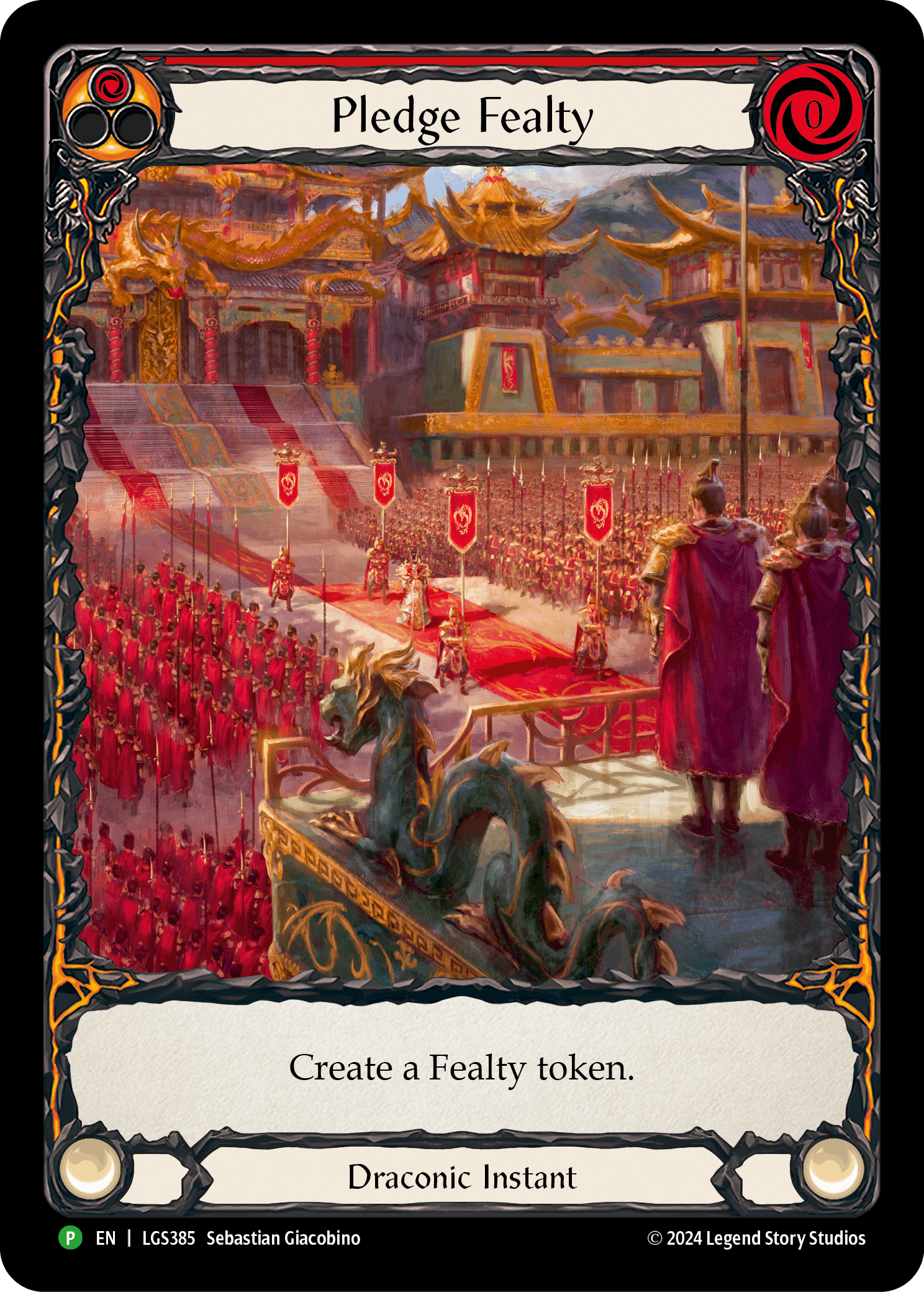 Pledge Fealty - LGS385 — Flesh and Blood: Promo Cards