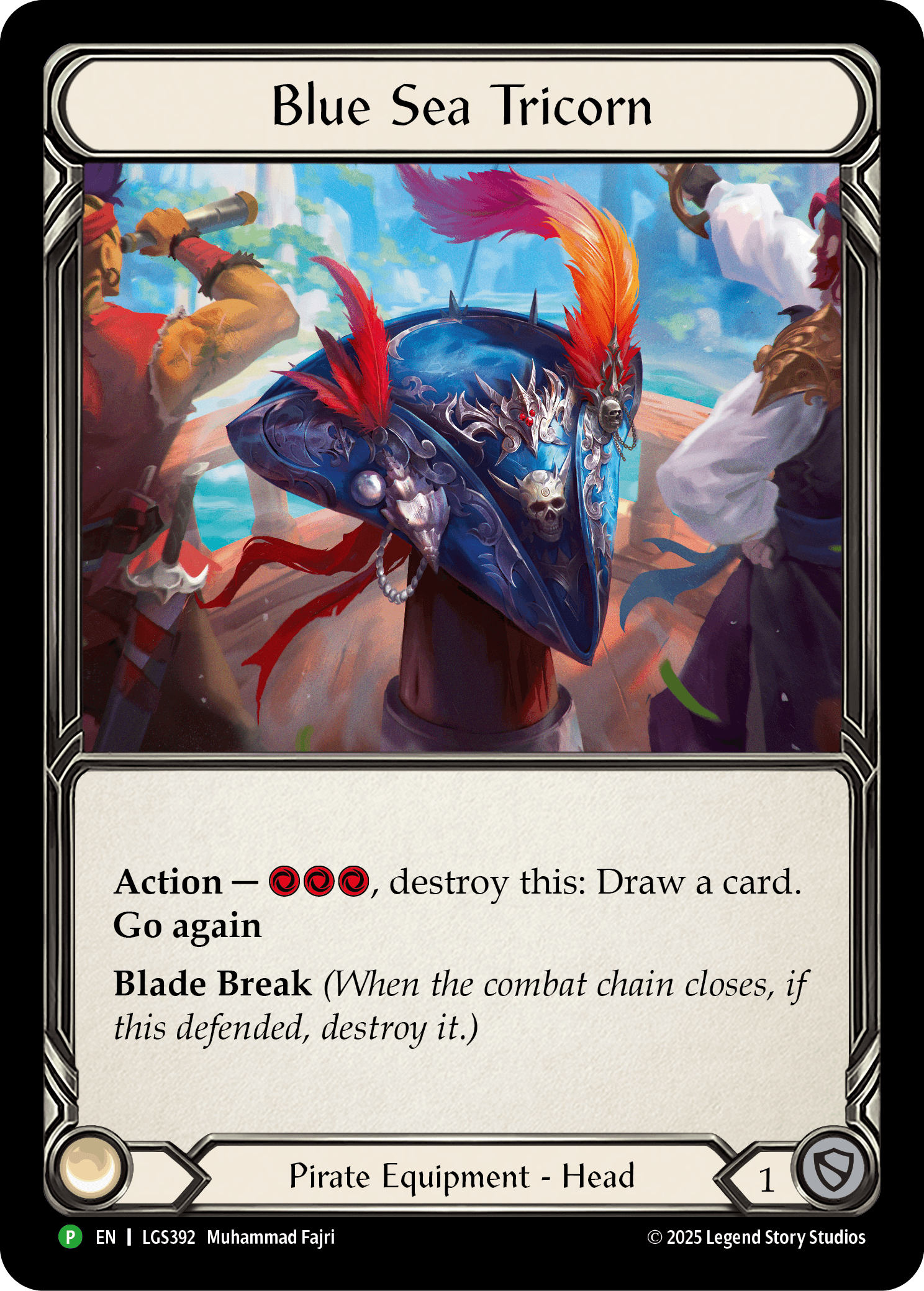 Blue Sea Tricorn (LGS392) — Flesh and Blood: Promo Cards Flesh and Blood card by Muhammad Fajri