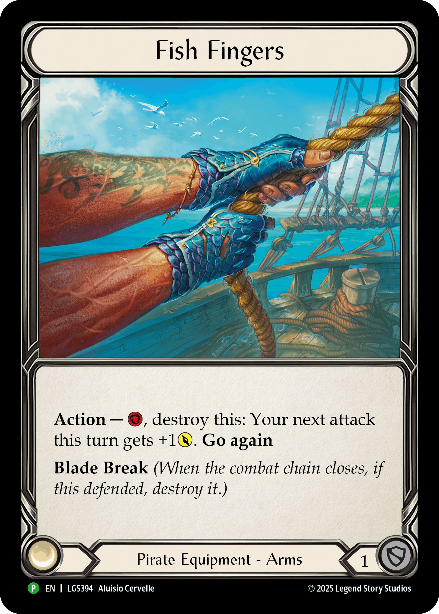 Fish Fingers (LGS394) — Flesh and Blood: Promo Cards Flesh and Blood card by Aluísio Cervelle
