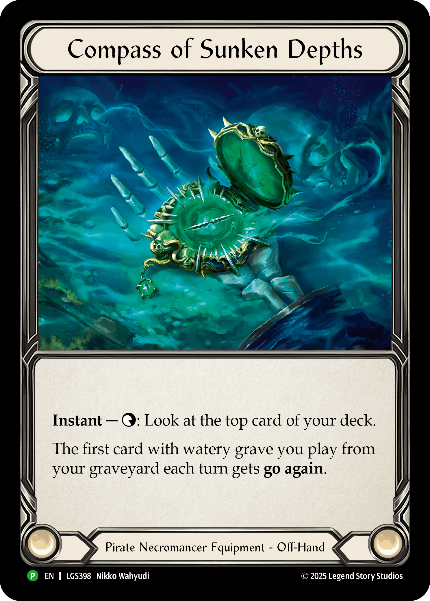 Compass of Sunken Depths (LGS398) — Flesh and Blood: Promo Cards