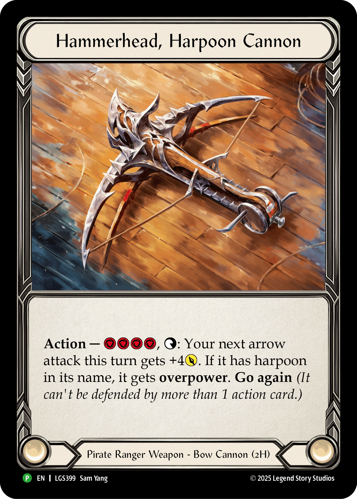 Hammerhead, Harpoon Cannon (LGS399) — Flesh and Blood: Promo Cards