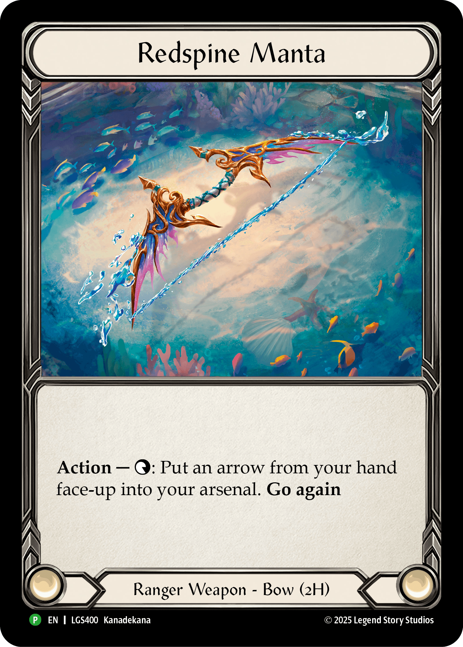 Redspine Manta (LGS400) — Flesh and Blood: Promo Cards