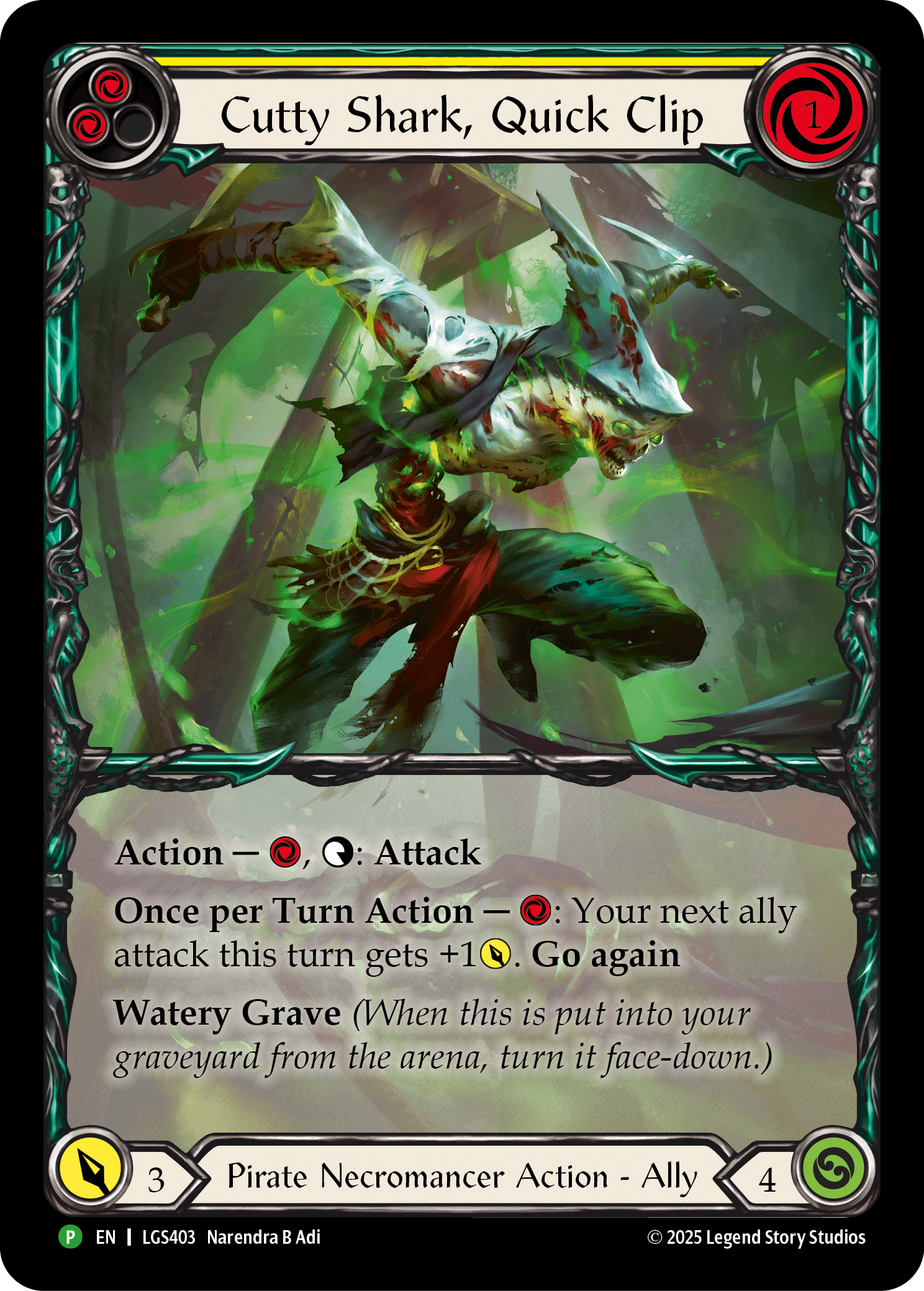 Cutty Shark, Quick Clip (LGS403) — Flesh and Blood: Promo Cards Flesh and Blood card by Narendra B Adi