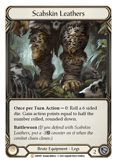 Scabskin Leathers — Flesh and Blood card