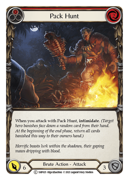 Pack Hunt (Red) — History Pack Vol.1 Flesh and Blood card by Olga Khariton
