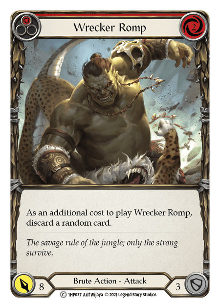 Wrecker Romp (Red) — History Pack Vol.1 Flesh and Blood card by Arif Wijaya