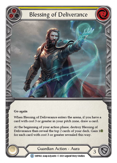 Blessing of Deliverance (Yellow) — History Pack Vol.1 Flesh and Blood card by Asep Ariyanto