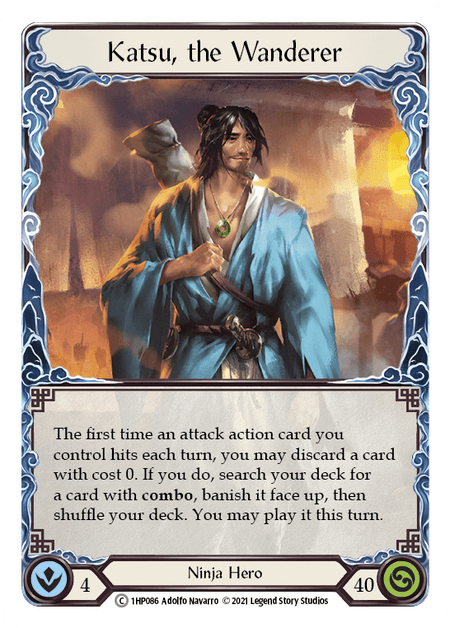 Katsu, the Wanderer — History Pack Vol.1 Flesh and Blood card by Adolfo Navarro