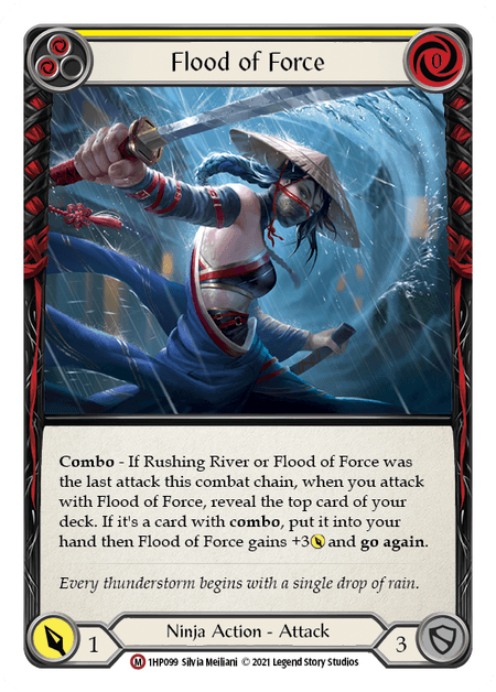 Flood of Force — History Pack Vol.1 Flesh and Blood card by Silvia Meiliani