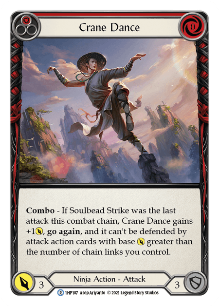 Crane Dance (Red) — History Pack Vol.1 Flesh and Blood card by Asep Ariyanto