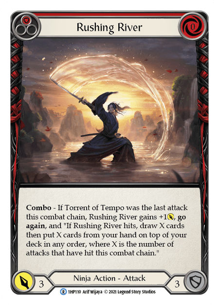 Rushing River (Red) — History Pack Vol.1 Flesh and Blood card by Arif Wijaya