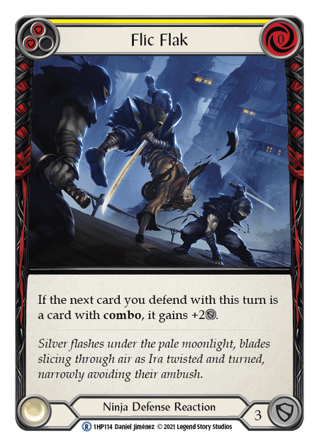 Flic Flak (Yellow) — History Pack Vol.1 Flesh and Blood card by Daniel Jiménez